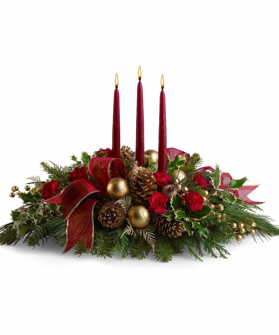 Traditional seasonal centerpiece